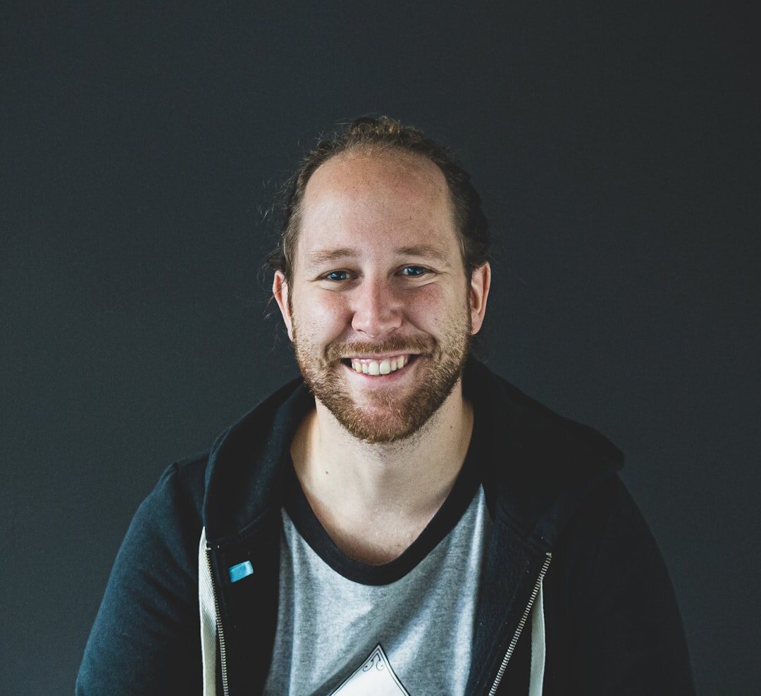 Portrait of a young man smiling