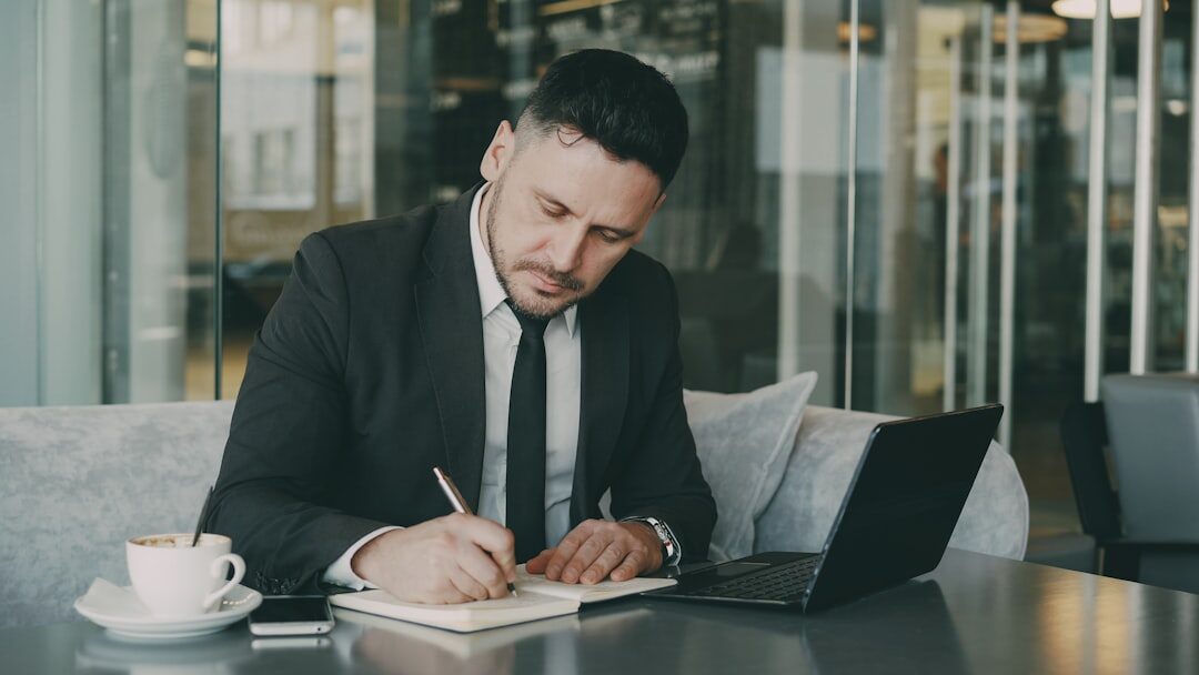person taking notes
